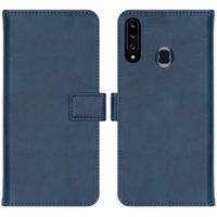 imoshion Luxe Bookcase Samsung Galaxy A20s - Donkerblauw