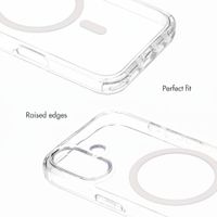 Selencia Rivièra MagSafe Back Cover with detachable hooks Apple iPhone 16 - Transparent