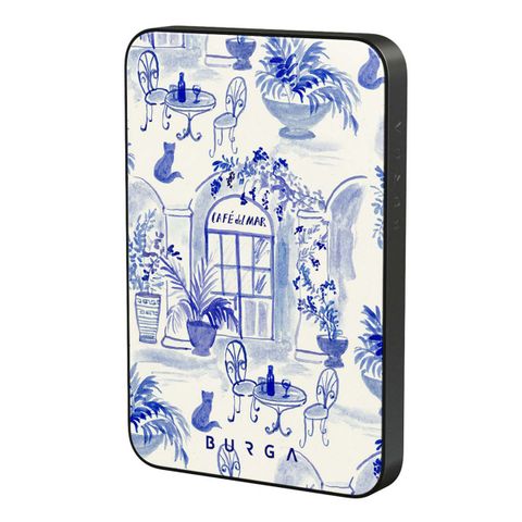 Burga Magnetic Powerbank 5.000 mAh - MagSafe en Qi2 - Sobremesa / Gunmetal