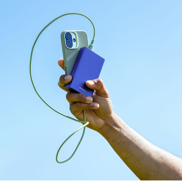 imoshion Ultra Series Aluminium Powerbank 10.000 mAh - Quick Charge en Power Delivery - Cobalt Blue