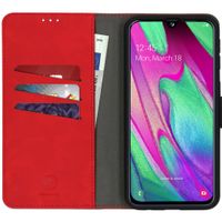 imoshion Uitneembare 2-in-1 Luxe Bookcase Samsung Galaxy A40 - Rood