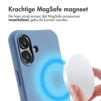 imoshion Color Backcover met afneembaar koord MagSafe iPhone 16 - Ash Blue