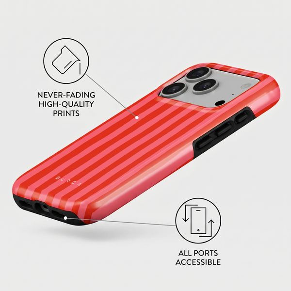 Burga Tough Back Cover with MagSafe Apple iPhone 17 Pro Max - Pomegranate