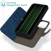 imoshion Uitneembare 2-in-1 Luxe Bookcase Apple iPhone 15 Pro Max - Blauw