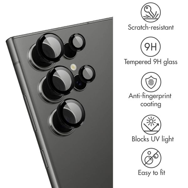 imoshion Camera Protector Glass 2-pack Samsung Galaxy S24 Ultra - Black