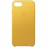 Apple Leather Backcover iPhone SE (2022 / 2020) / 8 / 7 - Sunflower