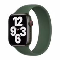 Apple Siliconen solobandje Apple Watch Series 1 - 11 / SE / Ultra (44/45/46/49 mm) - Maat 8 - Clover