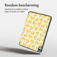 imoshion Design Trifold Bookcase Apple iPad 11 (2025) 11 inch A16 / iPad 10 (2022) 10.9 inch - Citrus Dream