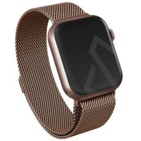 Burga Milanees bandje Apple Watch Series 1 t/m 9 / SE (38/40/41 mm) | Series 10 (42 mm) - Rosé Goud