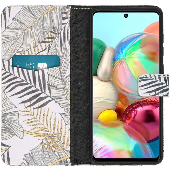 imoshion Design Softcase Bookcase Galaxy A71 - Glamour Botanic