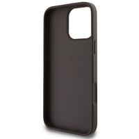 Guess Bottom Stripe 4G Backcover iPhone 16 Pro Max - Bruin