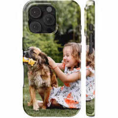 Ontwerp je eigen tough case met MagSafe Apple iPhone 16 Pro - Zwart