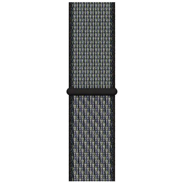 Apple Nike Sport Loop Band Apple Watch Series 1-9 / SE - 38/40/41 mm / Series 10 - 42 mm - Indigo / Lime Blast