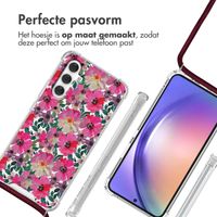 imoshion Design hoesje met koord Samsung Galaxy A54 (5G) - Flower Water