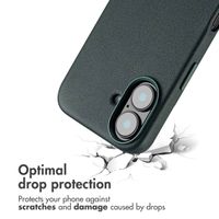 Accezz Leather Back Cover with MagSafe Apple iPhone 16 - Cedar Green