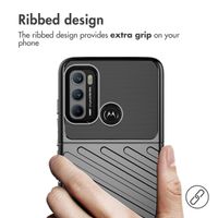 imoshion Thunder Backcover Motorola Moto G60 - Zwart