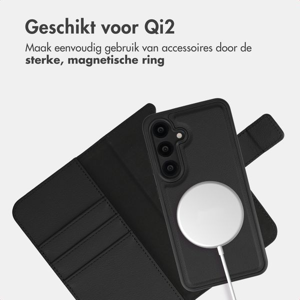 imoshion Uitneembare 2-in-1 Luxe Bookcase Samsung Galaxy S25 - Zwart