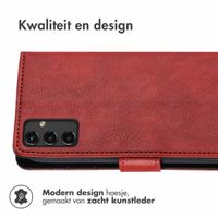 imoshion Luxe Bookcase Samsung Galaxy A14 (5G/4G) - Rood