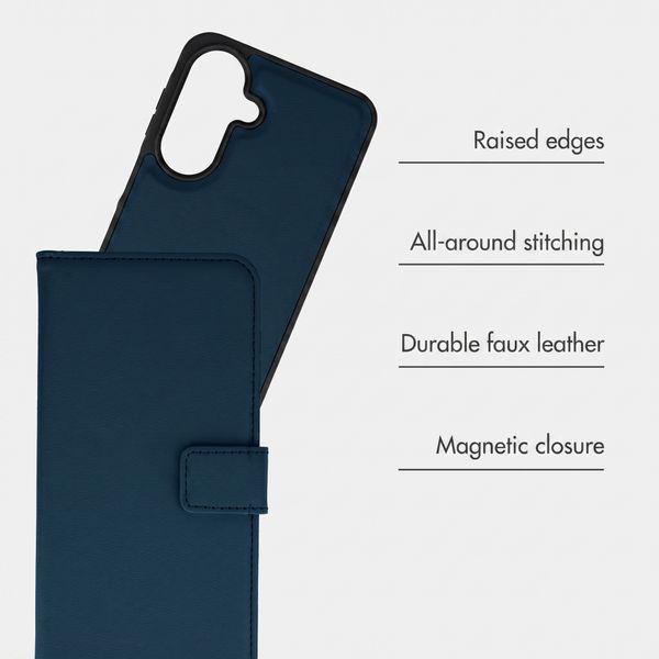 imoshion Detachable 2-in-1 Luxury Bookcase Samsung Galaxy A27 (5G) - Blue