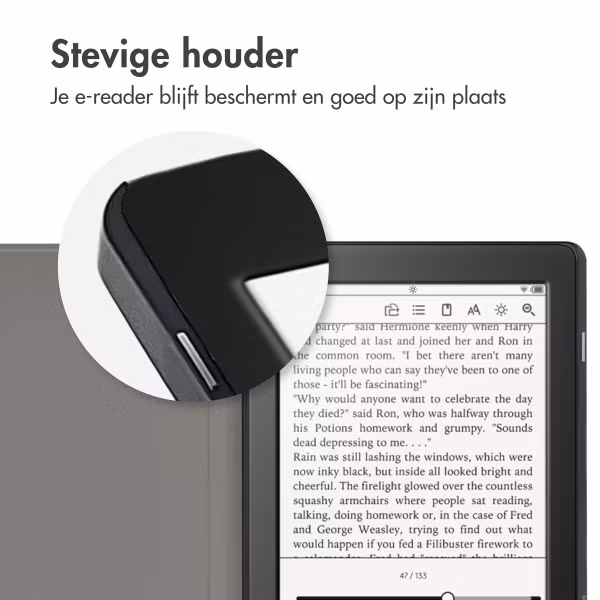 imoshion Design Slim Hard Case Bookcase Tolino Page 2 - Pink Graphic