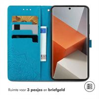 imoshion Mandala Bookcase Xiaomi Redmi Note 13 Pro Plus (5G) - Turquoise