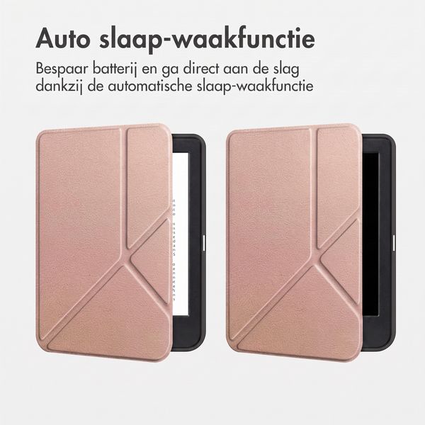 imoshion Vouwbare Bookcase Kobo Clara Colour / BW - Rosé Goud