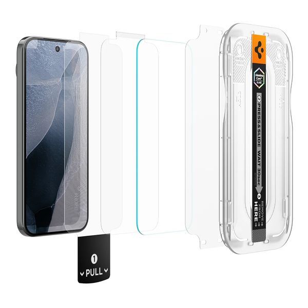 Spigen GLAStR EZ Fit Screenprotector 2 Pack + Applicator Google Pixel 11 / 11 Pro