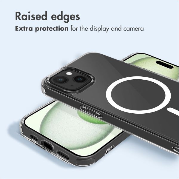 imoshion Protective Back Cover with MagSafe Apple iPhone 15 Plus - Transparent