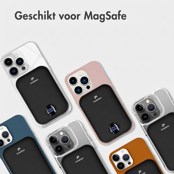 imoshion MagSafe Powerbank 10.000 mAh - Draadloze powerbank - Quick Charge en Power Delivery - Zwart