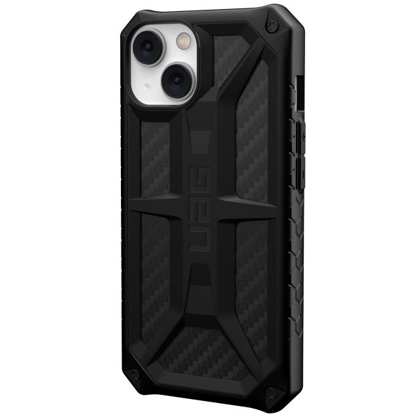 UAG Monarch Backcover iPhone 14 - Carbon Fiber