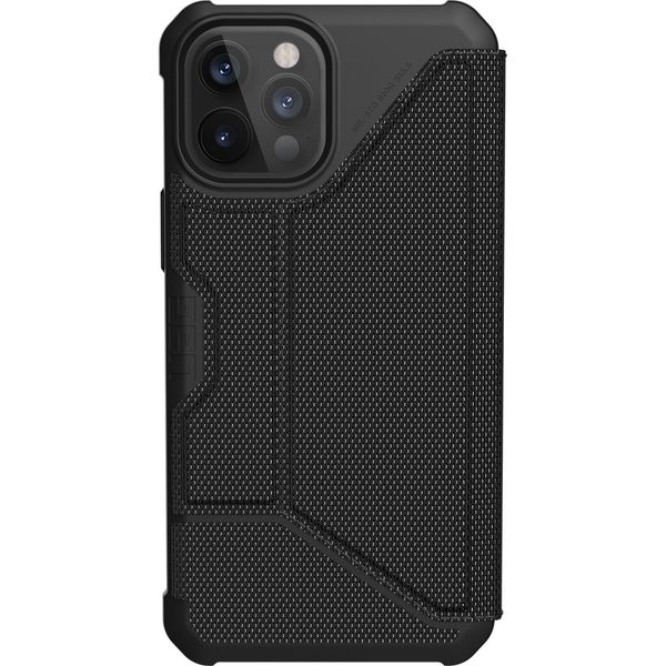 UAG Metropolis Bookcase iPhone 12 Pro Max - Kevlar Black