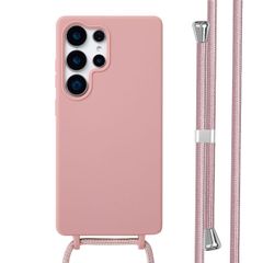 imoshion Siliconen hoesje met koord Samsung Galaxy S25 Ultra - Sand Pink