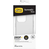 OtterBox Symmetry Backcover + Alpha Glass Screenprotector iPhone 14 Pro - Transparant