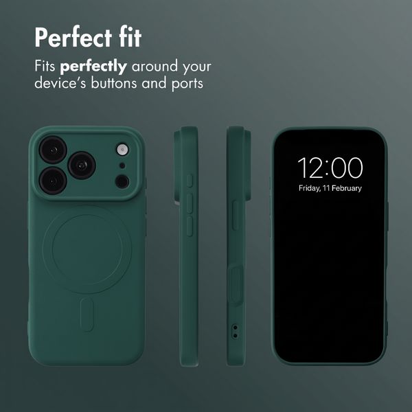 imoshion Colour Back Cover with MagSafe Apple iPhone 18 Pro Max / 17 Pro Max - Dark Green