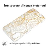 imoshion Design hoesje Nothing Phone (2) - Golden Leaves Transparant