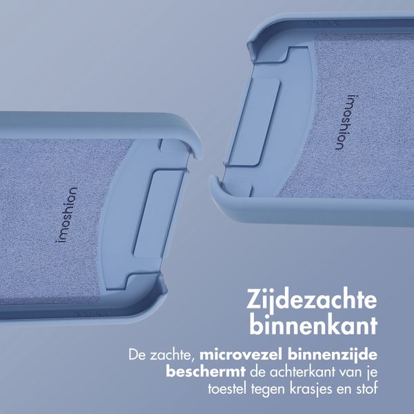 imoshion Color Backcover met afneembaar koord MagSafe Apple iPhone 12 (Pro) - Ash Blue