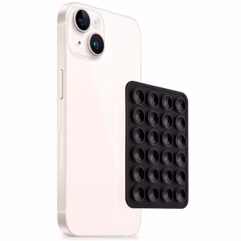 Selencia 2-Pack Telefoonhouder Zuignap - Zwart