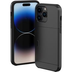 imoshion Backcover met pasjeshouder Apple iPhone 14 Pro - Zwart