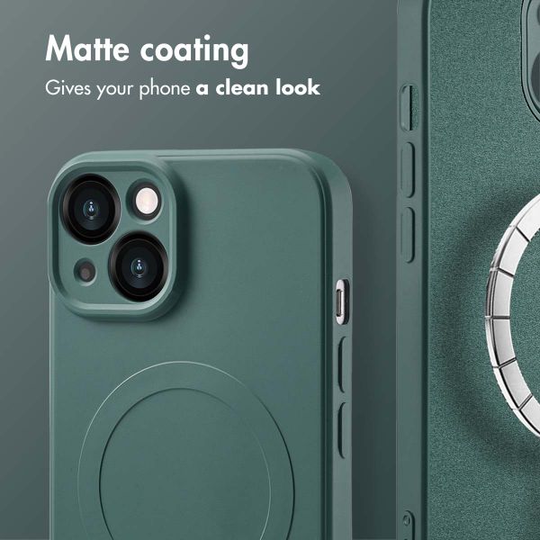 imoshion Colour Back Cover with MagSafe Apple iPhone 14 - Dark Green