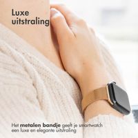 imoshion Milanees vouwbandje Apple Watch Series 1-10 / SE / Ultra (2) - 42/44/45/46/49 mm - Rosé Goud