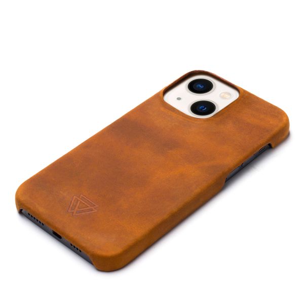 Wachikopa Full Wrap Backcover iPhone 13 - Camel