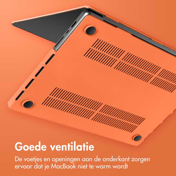 imoshion Hard Cover Apple MacBook Air 13 inch (2022 / 2024 M3 chip / 2025 M4 chip) - Apricot Crush Orange