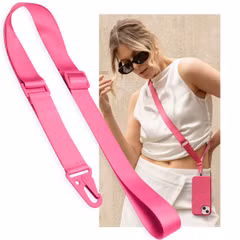 Selencia Universeel verstelbaar telefoonkoord - Fuchsia