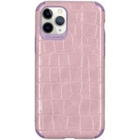 My Jewellery Croco Softcase Backcover iPhone 11 Pro - Paars