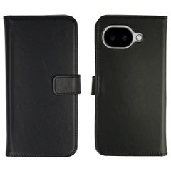 Selencia Genuine Leather Book Case Google Pixel 10a - Black