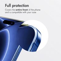 Accezz Tempered Glass Screen Protector + Applicator Apple iPhone 18 Pro / 17 Pro