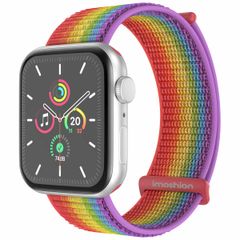 imoshion Nylon bandje Apple Watch Series 1 t/m 11 / SE / Ultra (44/45/46/49 mm) - Rainbow