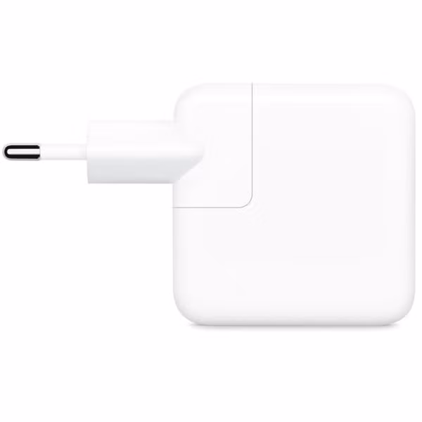 Apple Originele Dual USB-C Power Adapter 35W + Originele USB-C naar USB-C oplaadkabel 60W - 1 meter - Wit