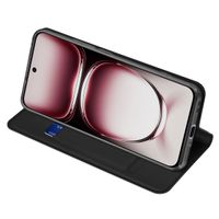 Dux Ducis Slim Softcase Bookcase Oppo Reno 12 Pro - Zwart