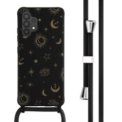 imoshion Siliconen design hoesje met koord Samsung Galaxy A32 (4G) - Sky Black